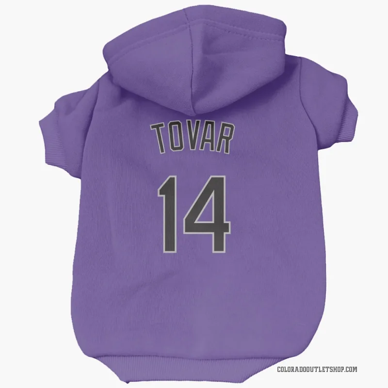 Ezequiel Tovar Rockies Signed Custom Purple Jersey Beckett COA 1st